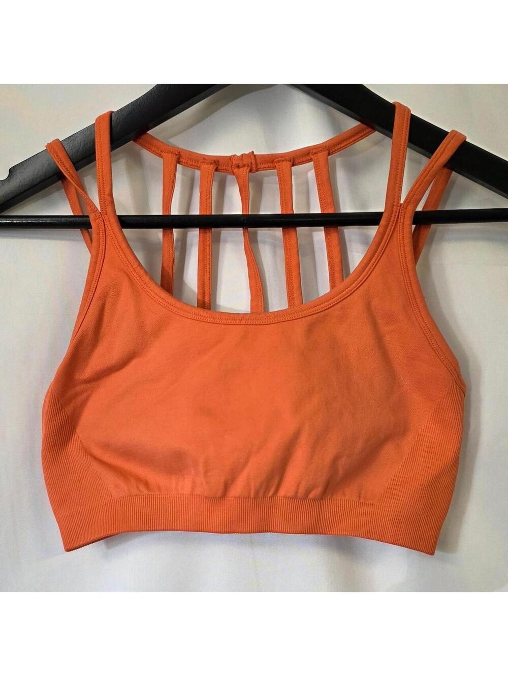 JustFab Women's Orange Bra